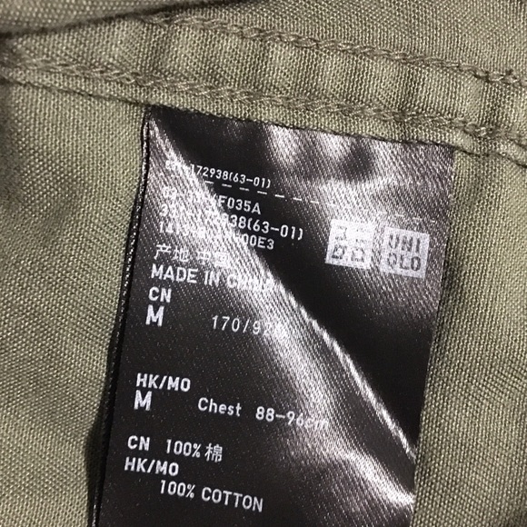 Green Uniqlo Jacket - Picture 5 of 6